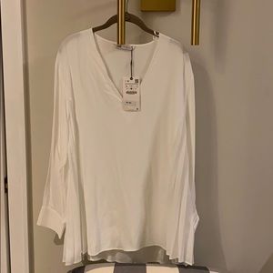 White tunic blouse